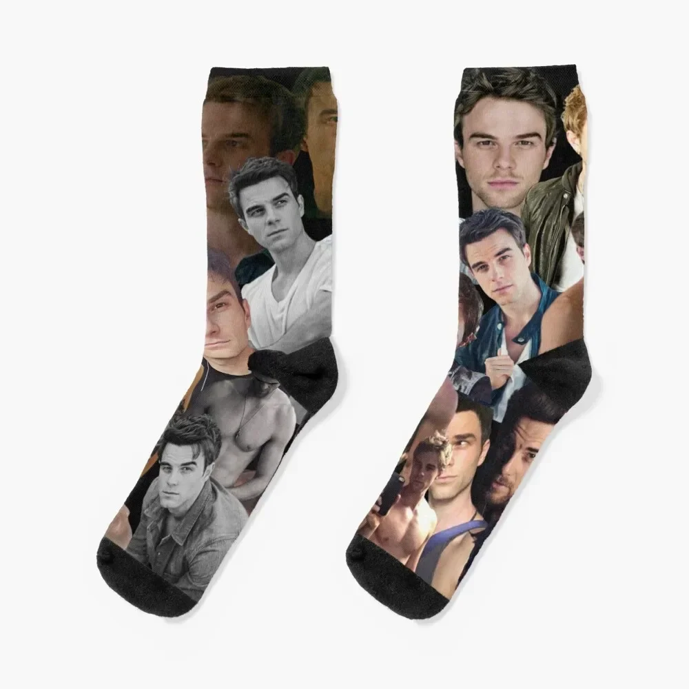 

kol mikaelson photo collage Socks sheer hiking halloween Socks Female Men's