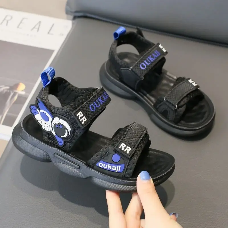 

2026 New Boys' Non-Slip Soft Sole Beach Sports Sandals for Kids Summer Outdoor