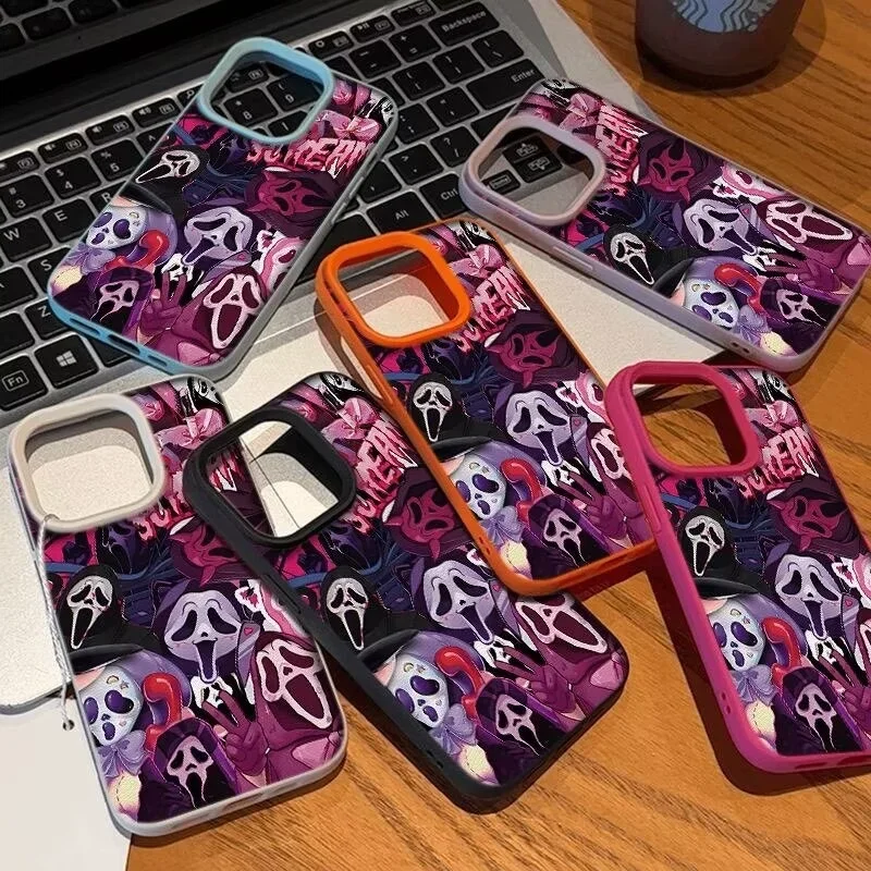 Halloween Schedel Ghost Pompoen Telefoon Case Voor Samsung Galaxy S20 S21 S22 S23 S24 S25 Plus Ultra FE A05 A05S A06 Siliconen Cover