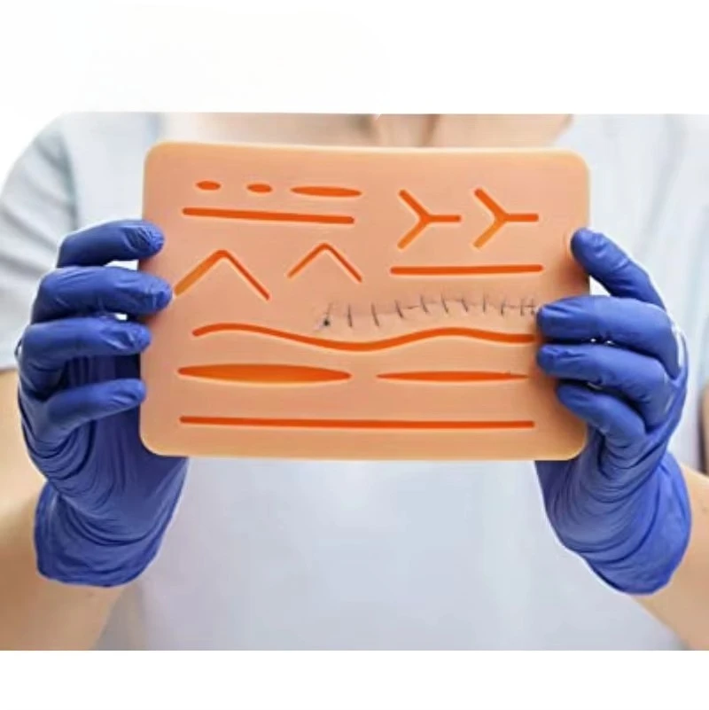 Professional Surgical Suture Pad Practice Kit with Skin Suture Module for Medical Student Training