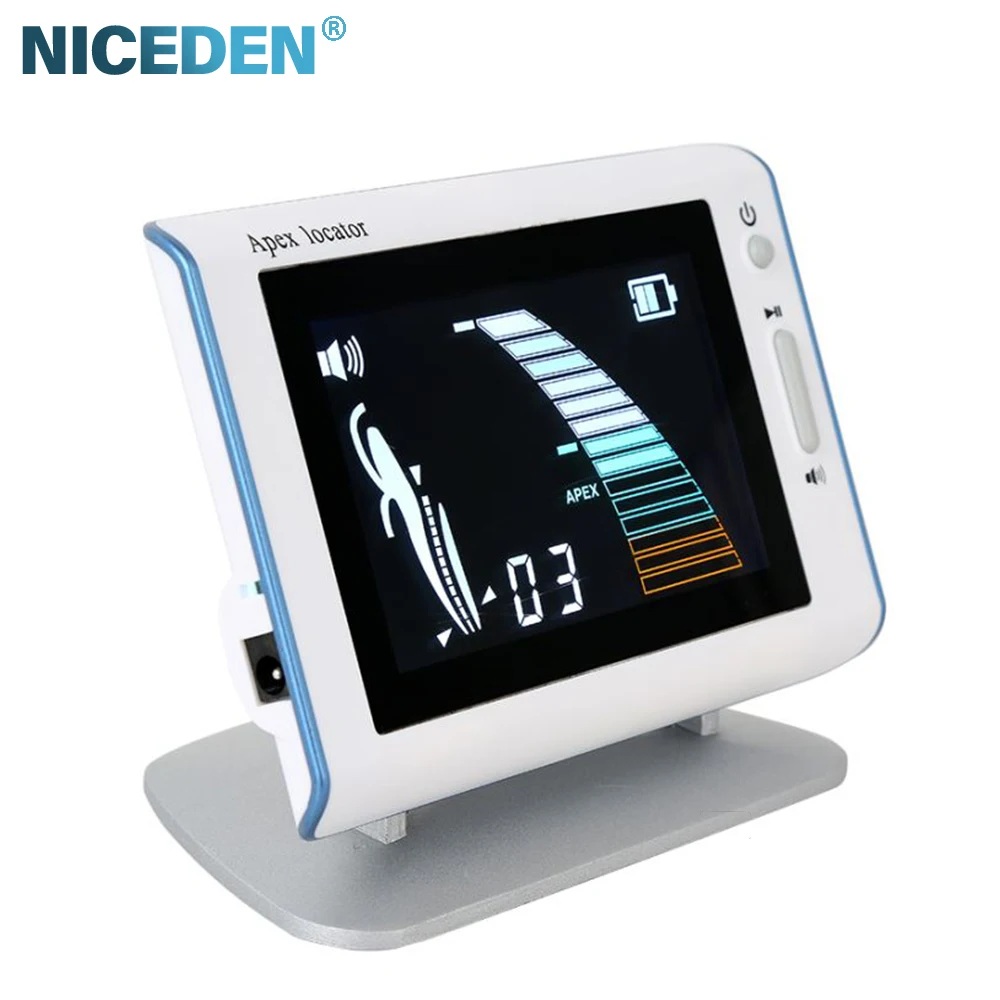 

den tal Root Canal Locator Endodontic Apex Locator 4.5 Inch LCD Root Canal Finder Endo Measure Lab Equipment