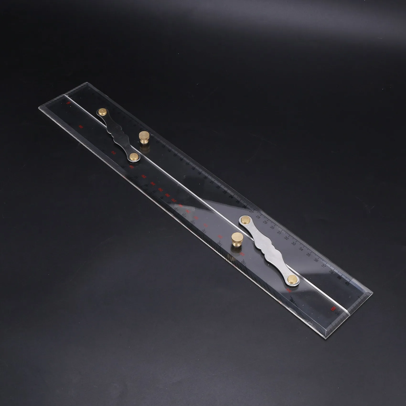 A06K Marine Ruler Parallel Ruler Nautical Charts Parallel Ruler Mapping Points to Pull Parallel Ruler 450MM
