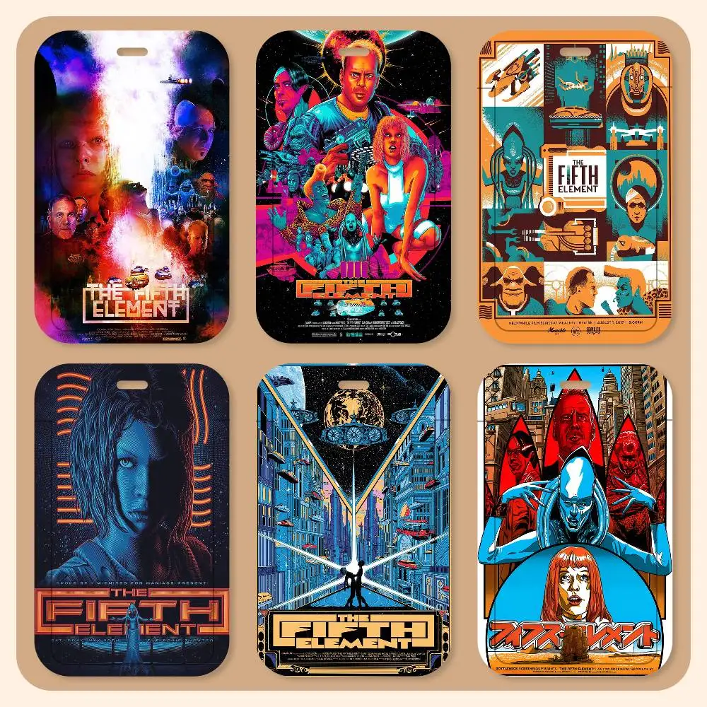 

French Movie The Fifth Element Lanyard Card Holders Student ID Card Holders Neckband Card Holders Control Accessories Gifts