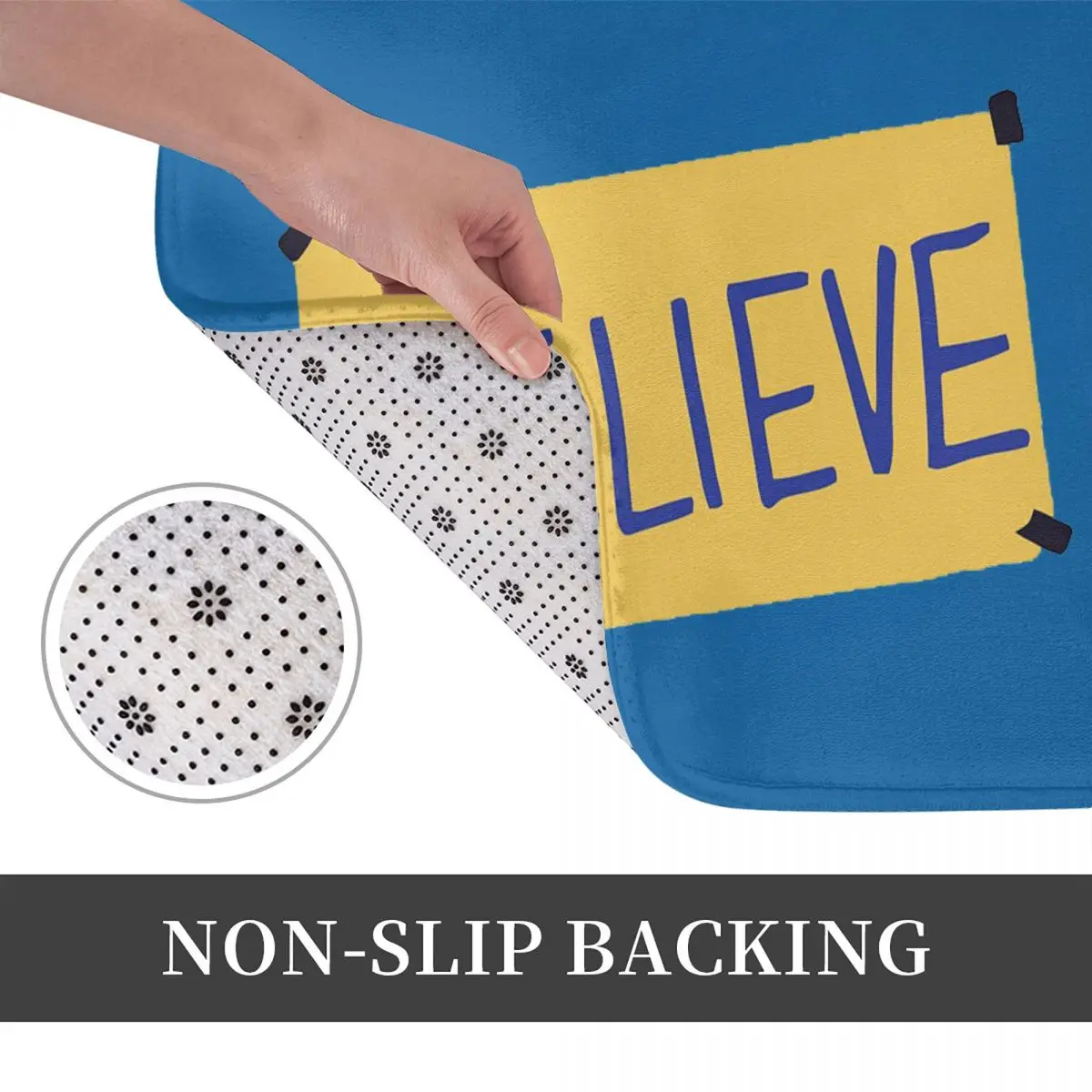 Ted Lasso-Believe Non-slip Doormat Floor Mat Antiwear Carpet Rug for Kitchen Entrance Home Bathroom Living room Footpad Mats