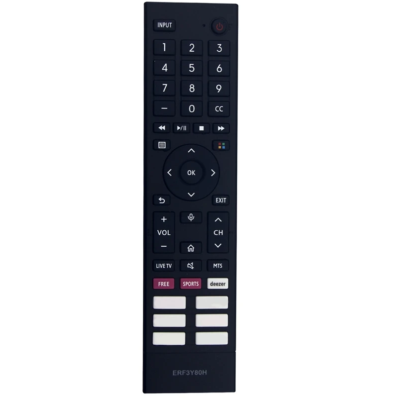 

Пульт дистанционного управления IDUD, замена ERF3Y80H для Hisense Smart Android TV 65A53FUV 43A53FUV 50A53FUV 55A53FUV 50A6GV 58A53FUV 65A6GV
