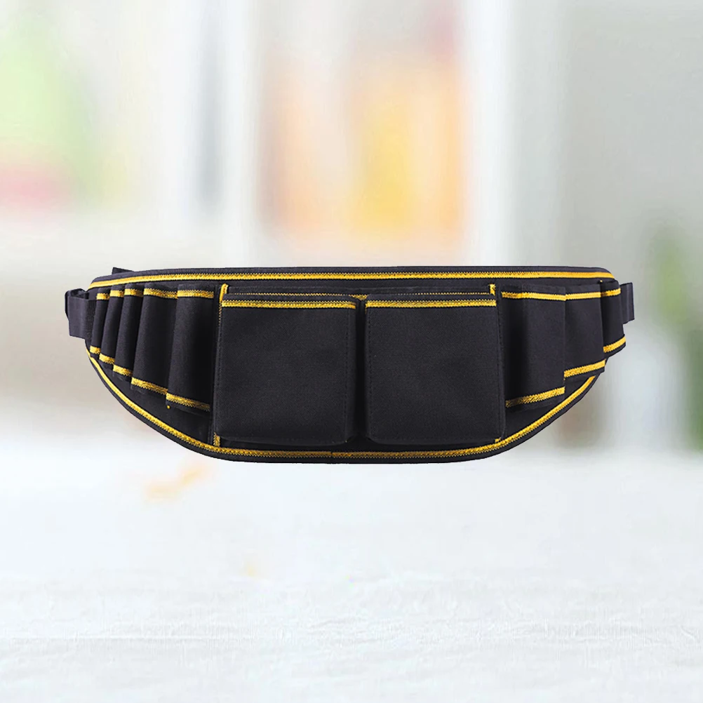 

Oxford Fabric Tool Bag For Pliers Voltmeter Flashlights Durable Light Organizer Adjustable Strap Shoulder Repairing Tools Holder