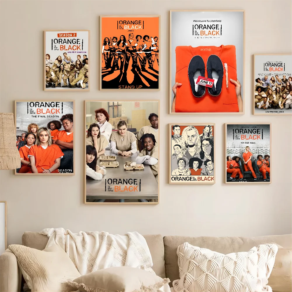 Orange Is The New Black Classic Vintage Posters Vintage Room Bar Cafe Decor Stickers Wall Painting