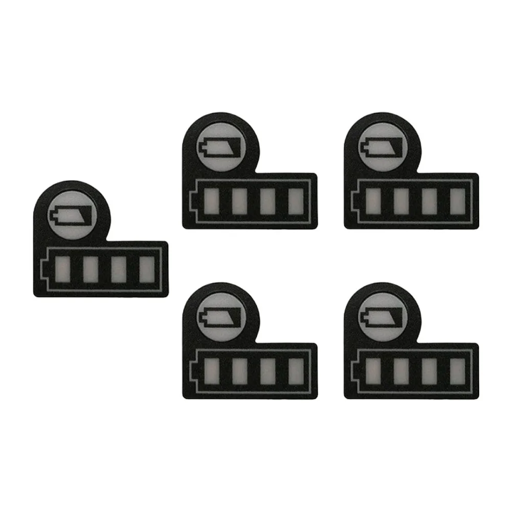 Battery LED Label Battery LED Stickers Label Replacement Battery Capacity For 18V 14.4V Lithium Battery LED Key Sticker 22*19mm