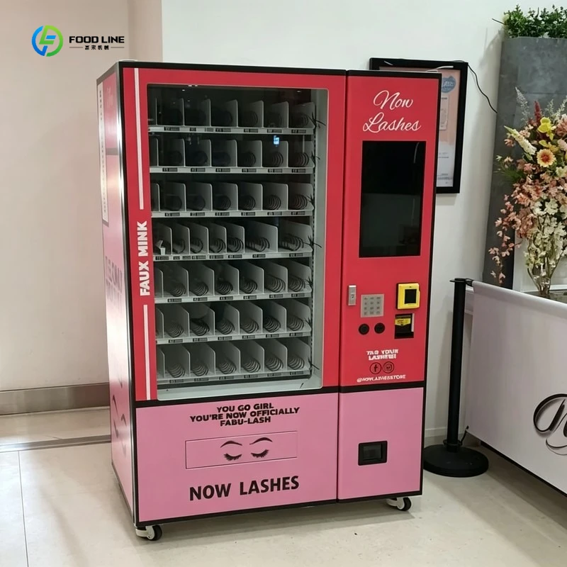 Cosmetic Vending Machine Beauty Vending Machine 24 Hours Unmanned Makeup Selling Kiosk FL Customized