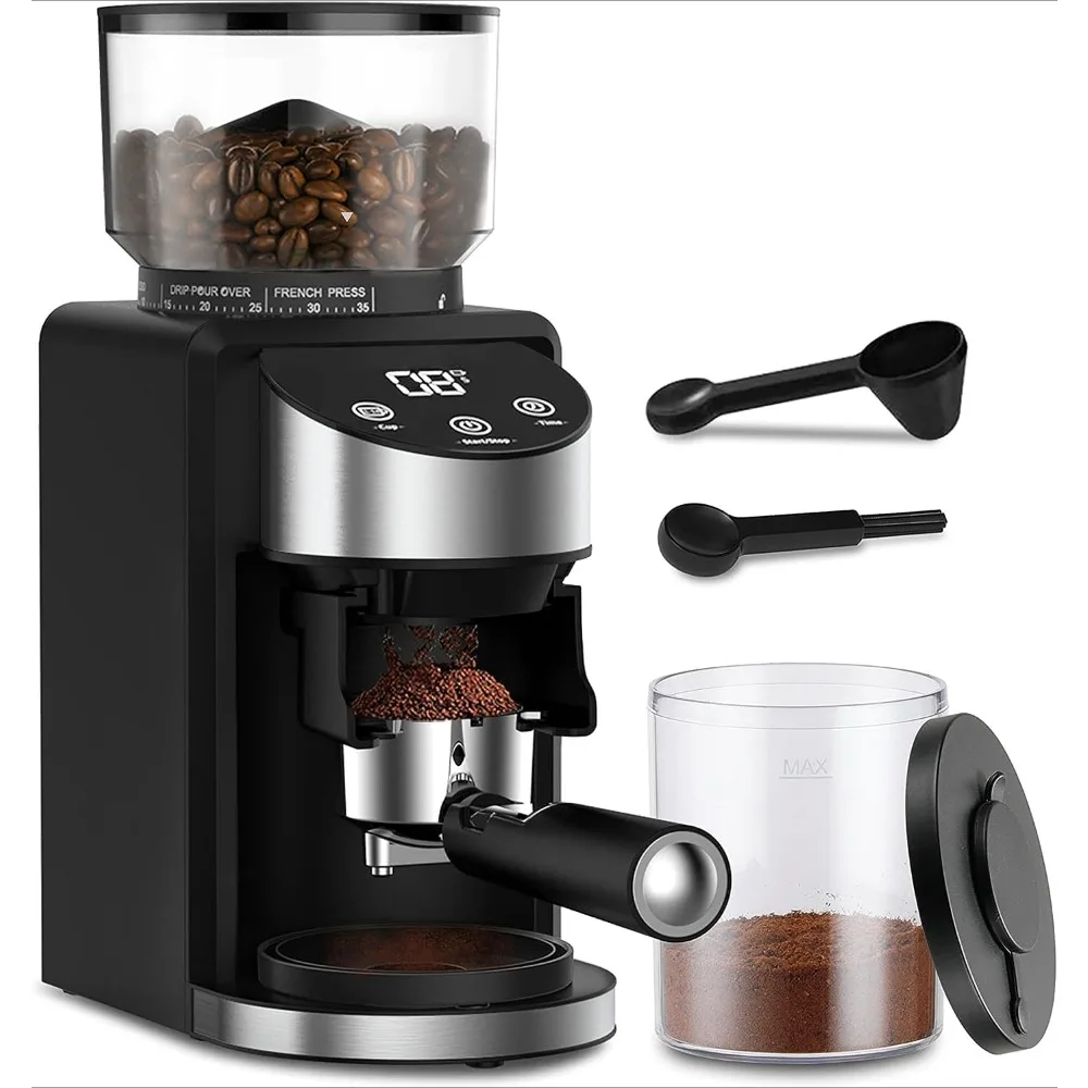 

Coffee Grinders, Adjustable Burr Mill with 35 Precise Grind Settings, Electric Coffee Grinde 120V/200W, Coffee Bean Grinder