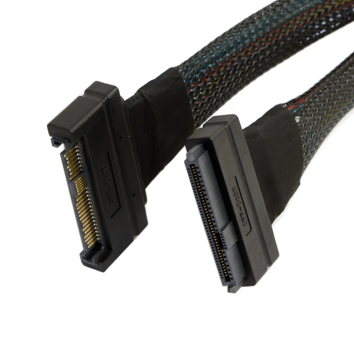 Cablecc  NGFF  68pin U.2 U2 SFF-8639 NVME PCIe SSD Male to Female Extension Cable 50cm