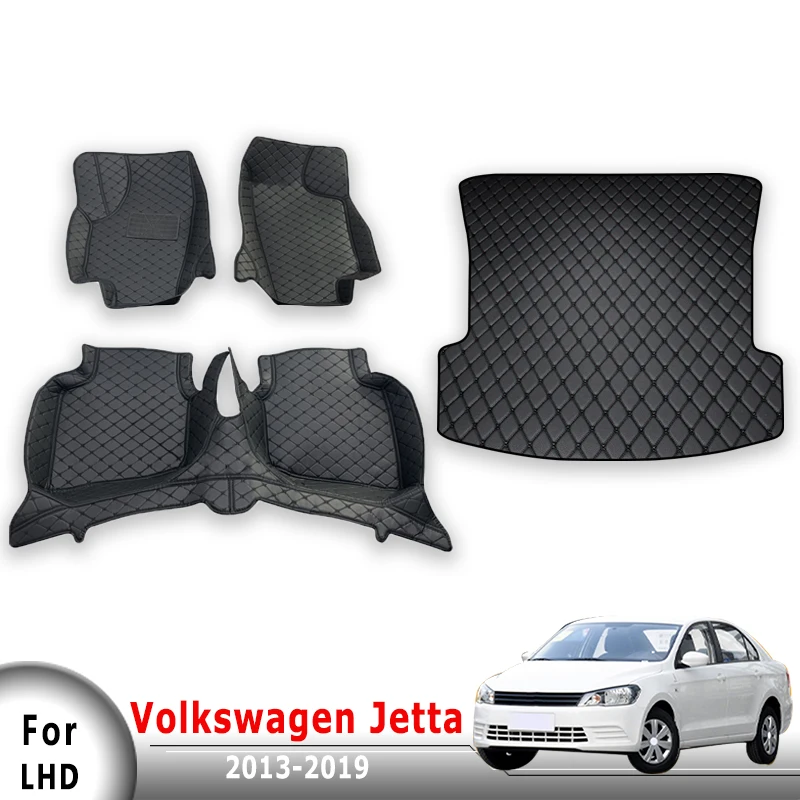 

Автомобильные коврики, ковры в багажник для Volkswagen Jetta 2019 2018 2017 2016 2015 2014 2013, чехлы, авто аксессуары для интерьера, водонепроницаемые