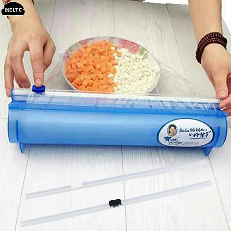 Dispenser per involucro di plastica per la casa e taglierina per pellicola per alimenti taglierina per pellicola estensibile Dispenser per involucro