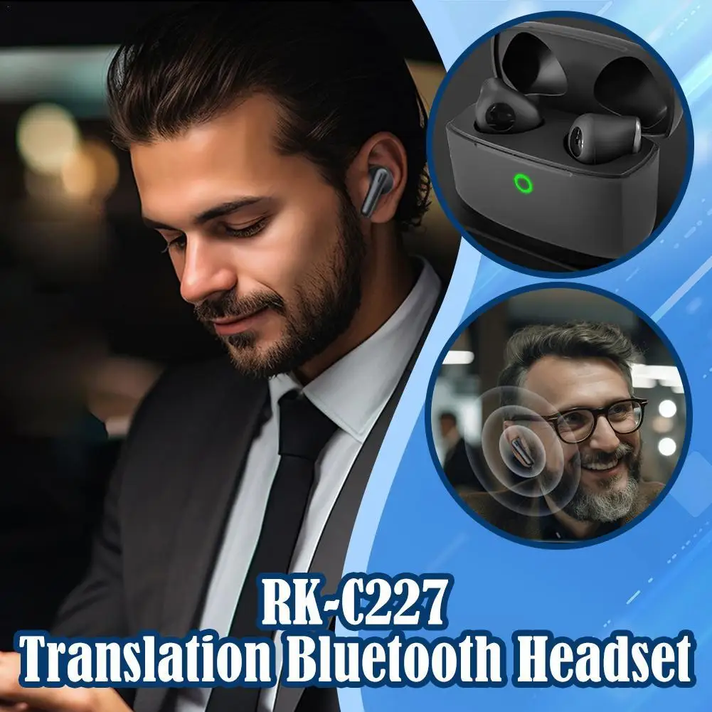 

Беспроводные наушники-переводчики с поддержкой Bluetooth, 144 языков