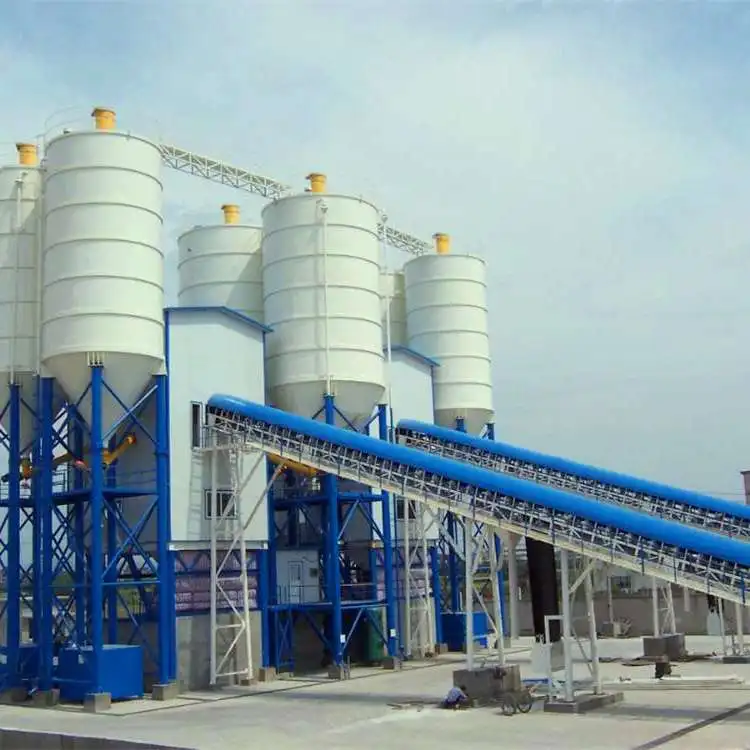 Pioneer Ready Mixed Concrete Mixing Station PLC Electric 180 Cubic Per Hour Remote Monitoring Mobile Concrete Plant Customized