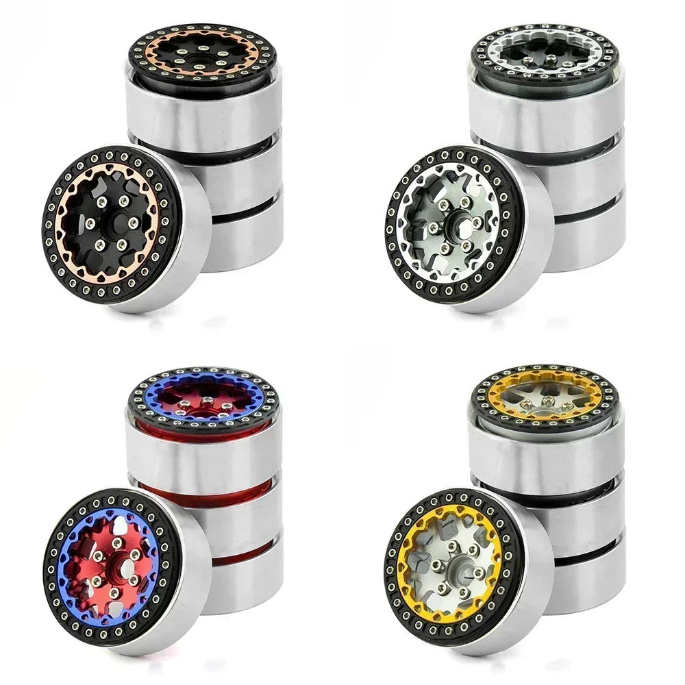 1/10 RC Crawler Car Spare Part 1.9 Inch Metal Beadlock Wheel Hub Rim TRX4 Axial SCX10 AXI03006 Gladiator Ruitai GRT 86181