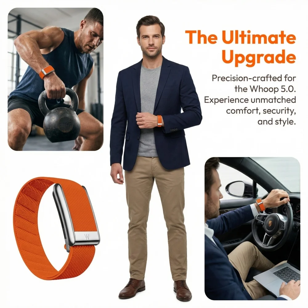 

Suitable for WHOOP MG watch strap nylon watch strap woven elastic official For WHOOP 5.0 sports replacement W wristband