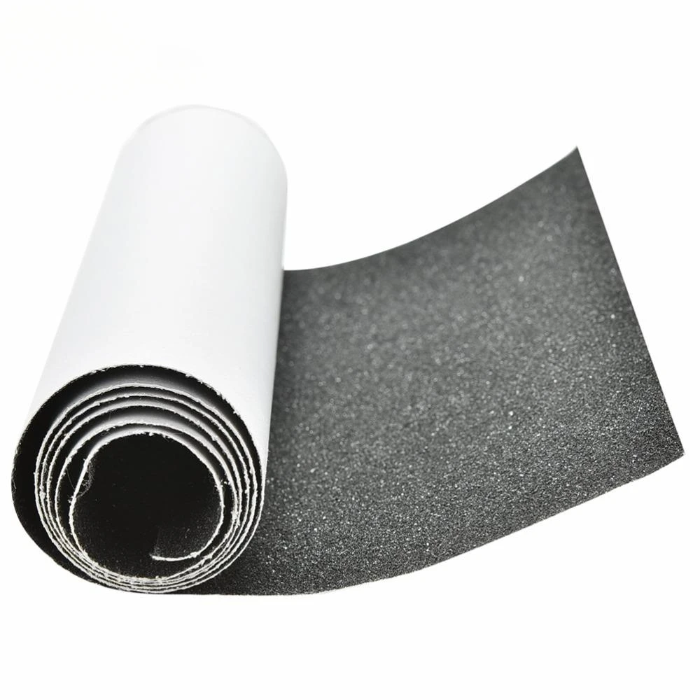 1pcs Professional PVC Waterproof Skateboard Deck Sandpaper Grip Tape Griptape Skating Scooter Sticker 81cmx22cm