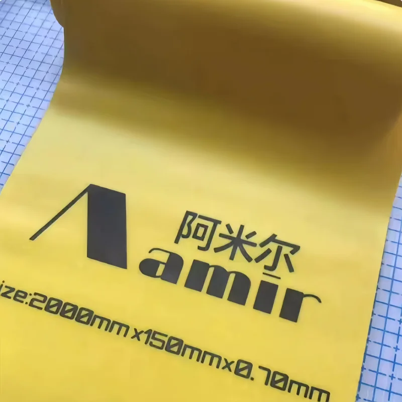2-meter Yellow Flat Latex Roll 0.6mm Thick High Elasticity Latex Sheet DIY Slingshot Elastic Band Accessory