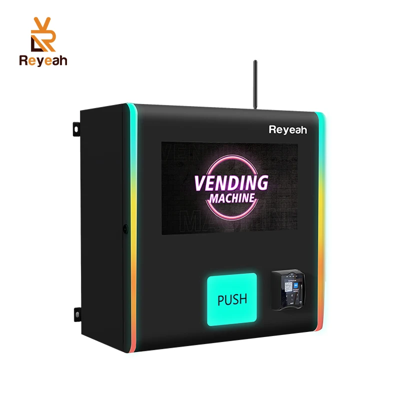 

Popular Beauty Cosmetics Vending Machine Wall Mount Small Eyelash Trading Card Vending Machine with Card Readers