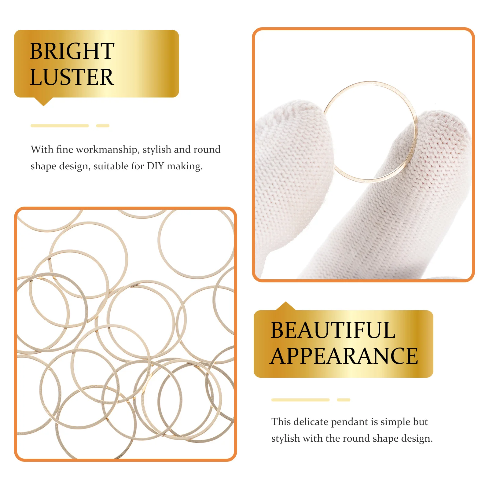 

80 шт., обручи для изготовления ювелирных изделий, круглые серьги, подвески, медные кольца, кулон «сделай сам», рамка для серег, браслета, ожерелья, брелок