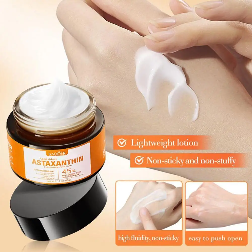 

Astaxanthin Cream Anti Wrinkle Antioxidant Lifting Beauty Brightening Skin Moisturizing Firming Products I1O1