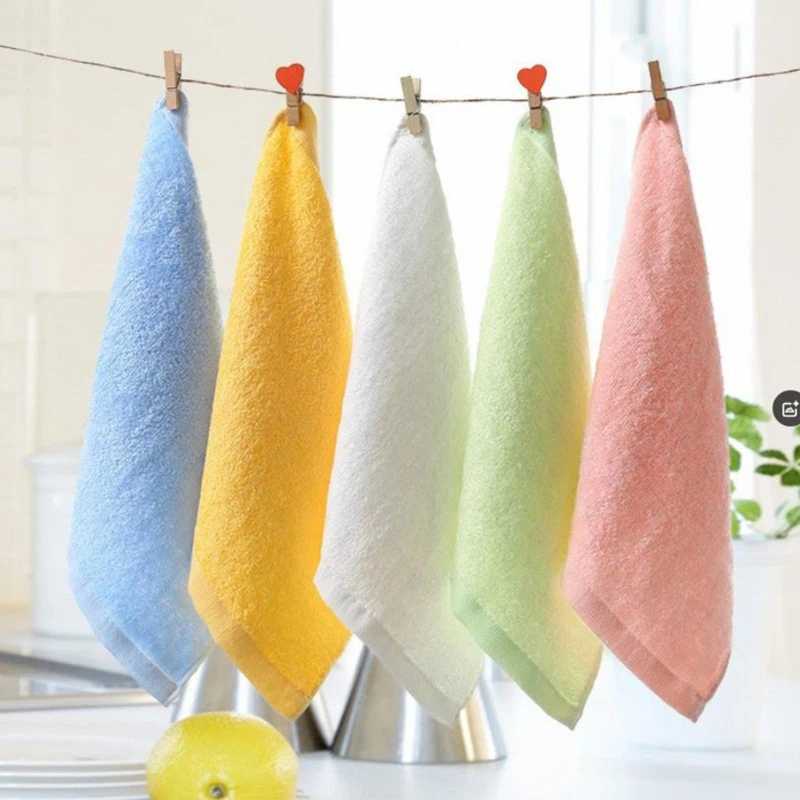 Bamboos Fiber Baby Washcloths Skin Friendly For Delicate Infant Skin With Strong Absorbency Antibacterials Properties