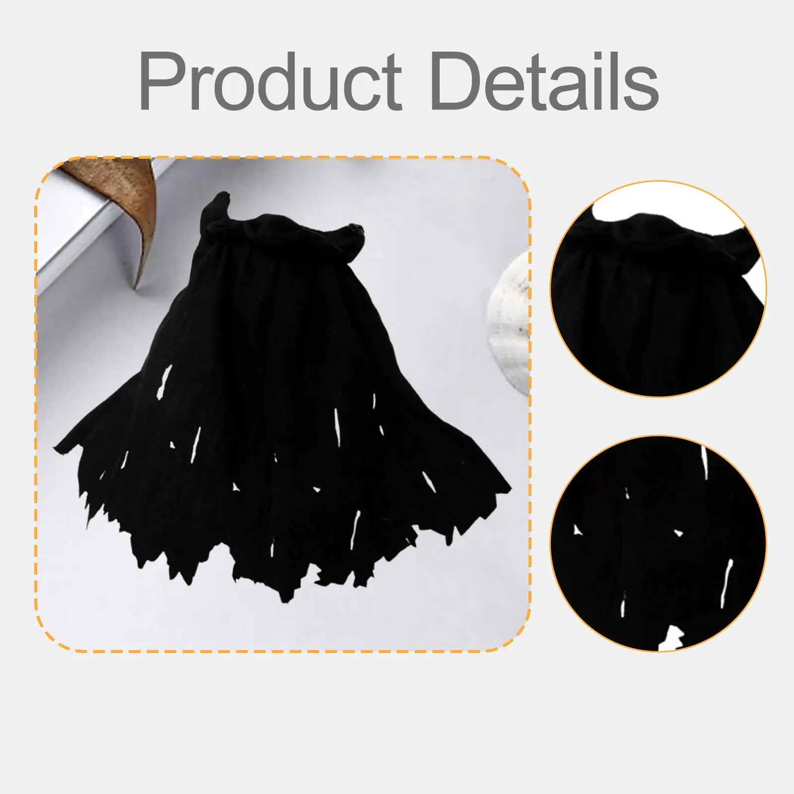 Vêtements de figurines d'action à l'échelle 1:12, accessoires de Cape, Costume de poupée, vêtements miniatures pour 6 pouces