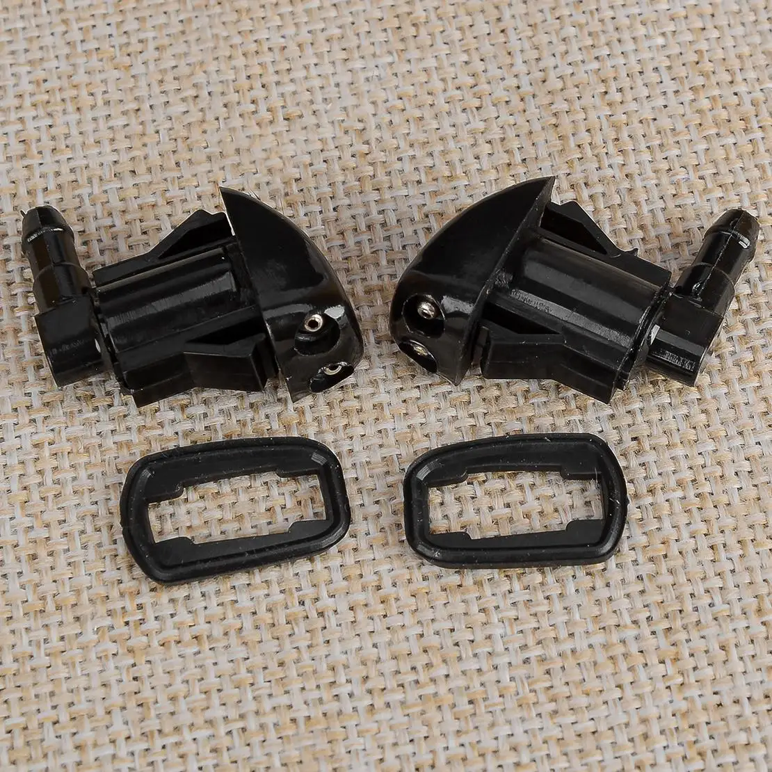 85381-44010 2Pcs Front Windshield Wiper Washer Spray Jet Nozzle Fit for Toyota Caldina ST246 Land Cruiser Prado 120 125 Series