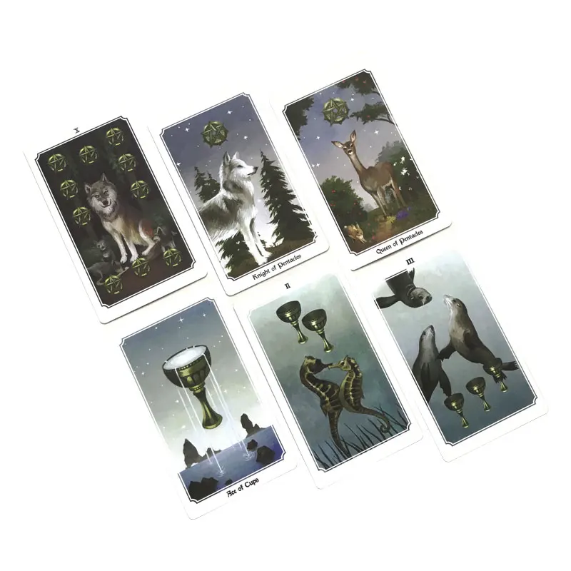 New Anima Mundi Tarot Oracle Card Board Game Entertainment Card Game Family Party Game Toy Tarot PDF Guide