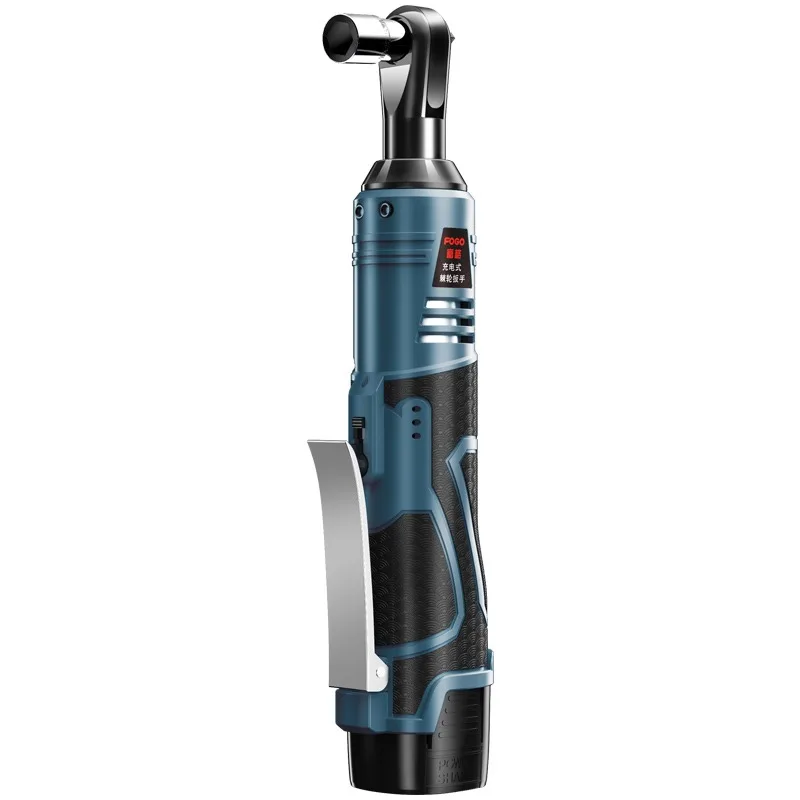 45N.m High Torque 90 Degree Right Angle Electric Charging Ratchet Wrench 16V/25V/29V Charging Screw Wrench Lithium Battery Tool
