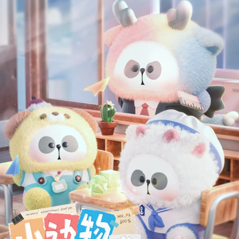 

TOPTOY MR.PA Little Animal After-school Daily Series Blind Box 400% Vinyl Face Doll Mystery Box Anime Doll Decoration Toy Gift