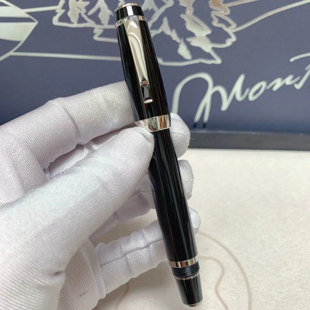 Fountain Pens Exquisite Minimalist Smooth Writing Portable Metal Pen Suitable for Daily Office Writing Business Signature Gift