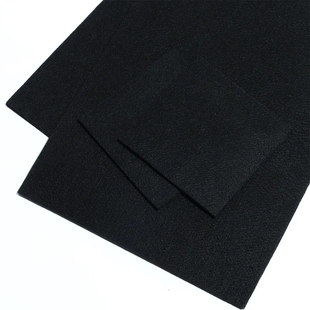 Paquete de protección de antorcha de fibra de carbono de alta temperatura, manta protectora de soldadura, hoja protectora de fieltro de grafito, color negro