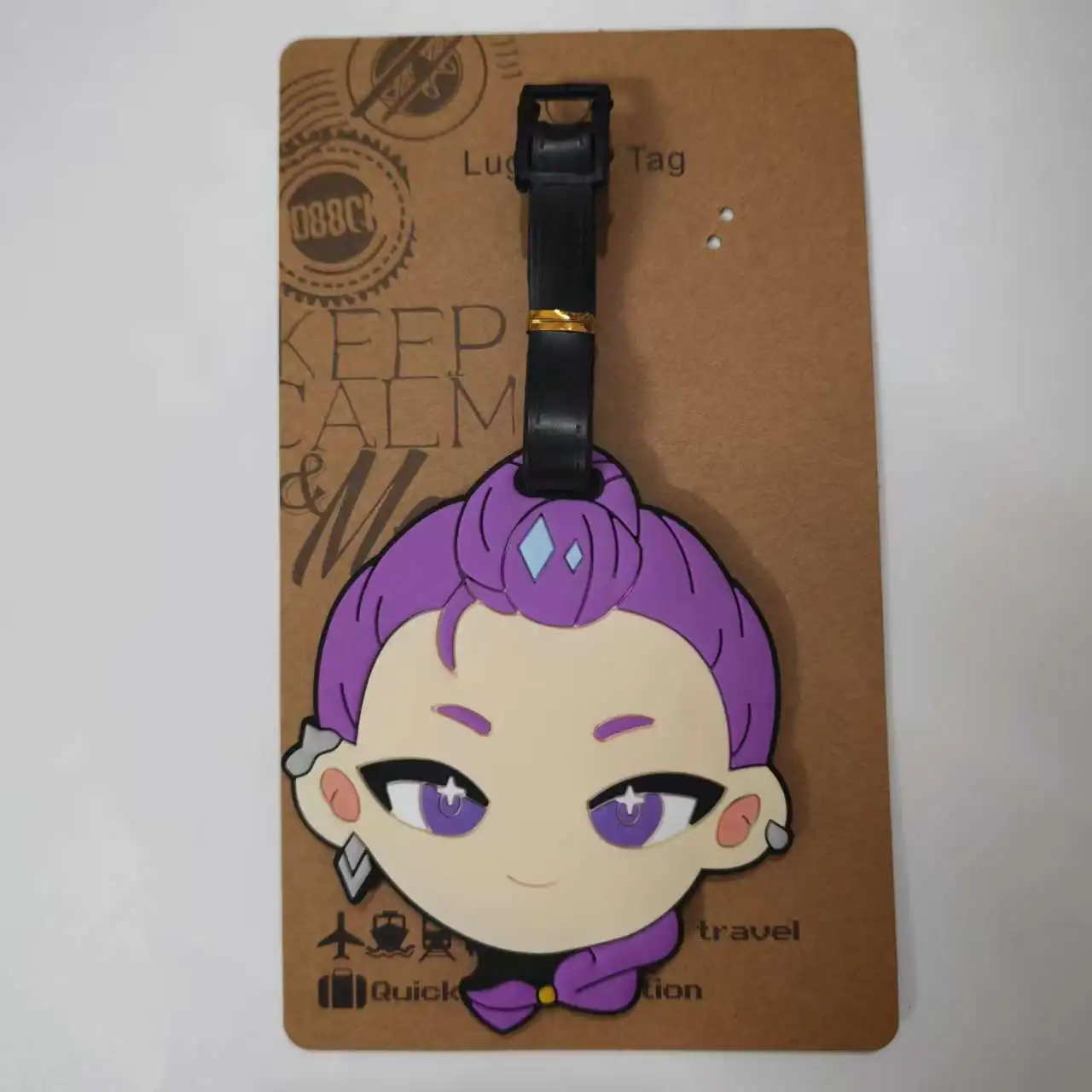 K-POP Tiger ملصق الأمتعة الإبداعي إكسسوارات السفر صندوق الأمتعة حقيبة تسجيل الدخول تحديد لوحة معلقة شماعات #4