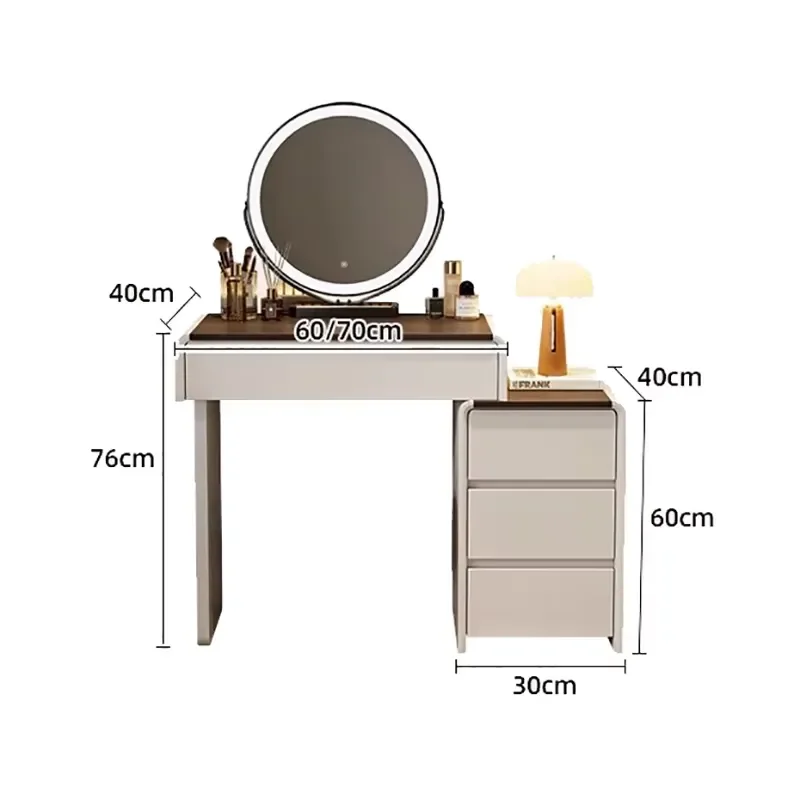 Elegant Modern Vanity Desk Minimalist Chic Classic Premium Vanity Desk Organized Design Coiffeuse De Chambre Bedroom