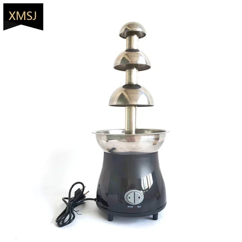 Mini Chocolate Enrober Fondue Battery Chocolate Fountain Fold Packing Machine Tempering Melt Hot Party Chocolate Making Machine