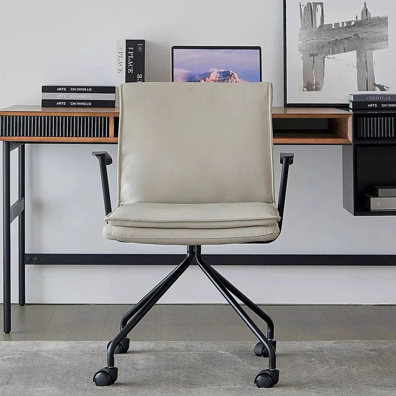 

Designer Home Chair Computer Office Minimalist Study Ergonomic Back Chair Designer Single Modern Silla Oficina Furniture