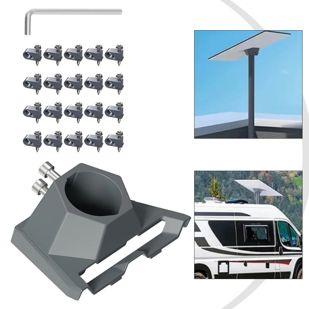 

Mount Bracket Base for Starlink Mini For Gen 3 PC Accessory Compatible with 32 to 62mm Round Pipes Outdoor Use