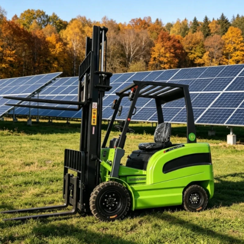 Durable Compact Mini Electric Forklift, Lithium Battery Driven Warehouse Truck, Customized Load Capacity For Narrow Space Work