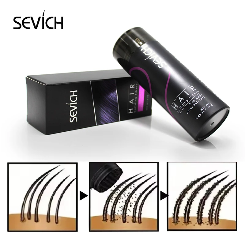 10 Color Hair Thickening Powder Keratin Hair Building Fiber Powder Spray Hair Regrowth Powder Hair Loss Conceale Hair Growth 40g