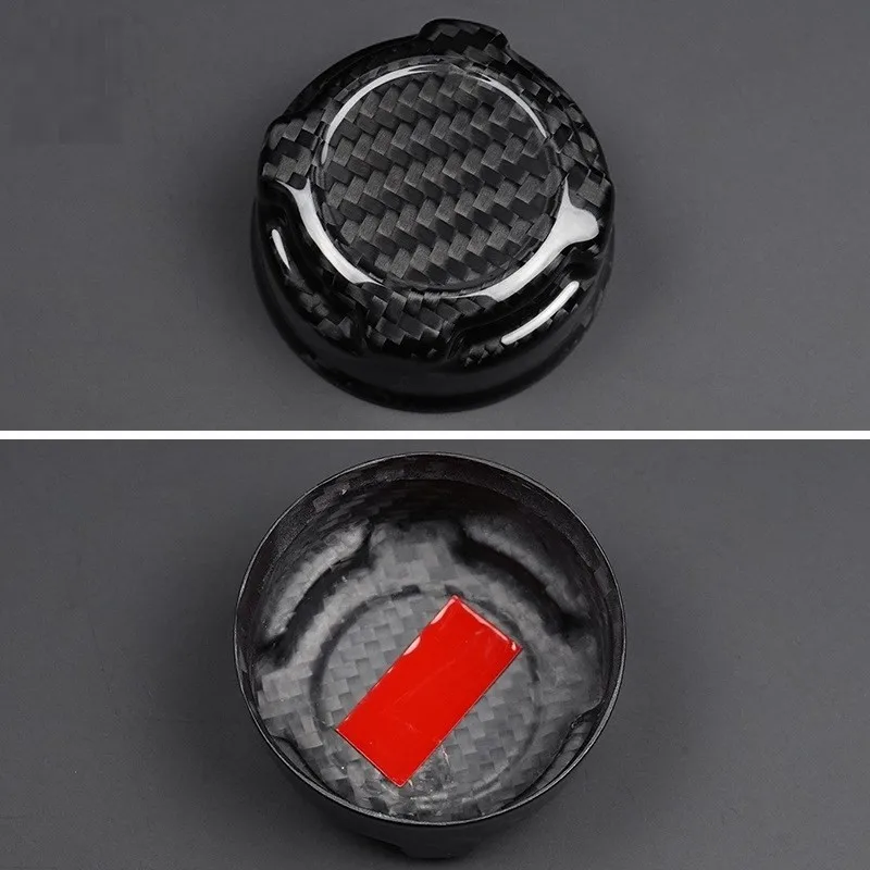 

Car Coolant Cap Cover For Fiat 500 Abarth 595 695 Carbon Fiber Decorative Sticker