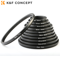 K&F Concept Adapter Camera Lens Ring Anel Adaptador Para Cima e Para Baixo 32-77mm Compatible with Canon Nikon Tamron Camera