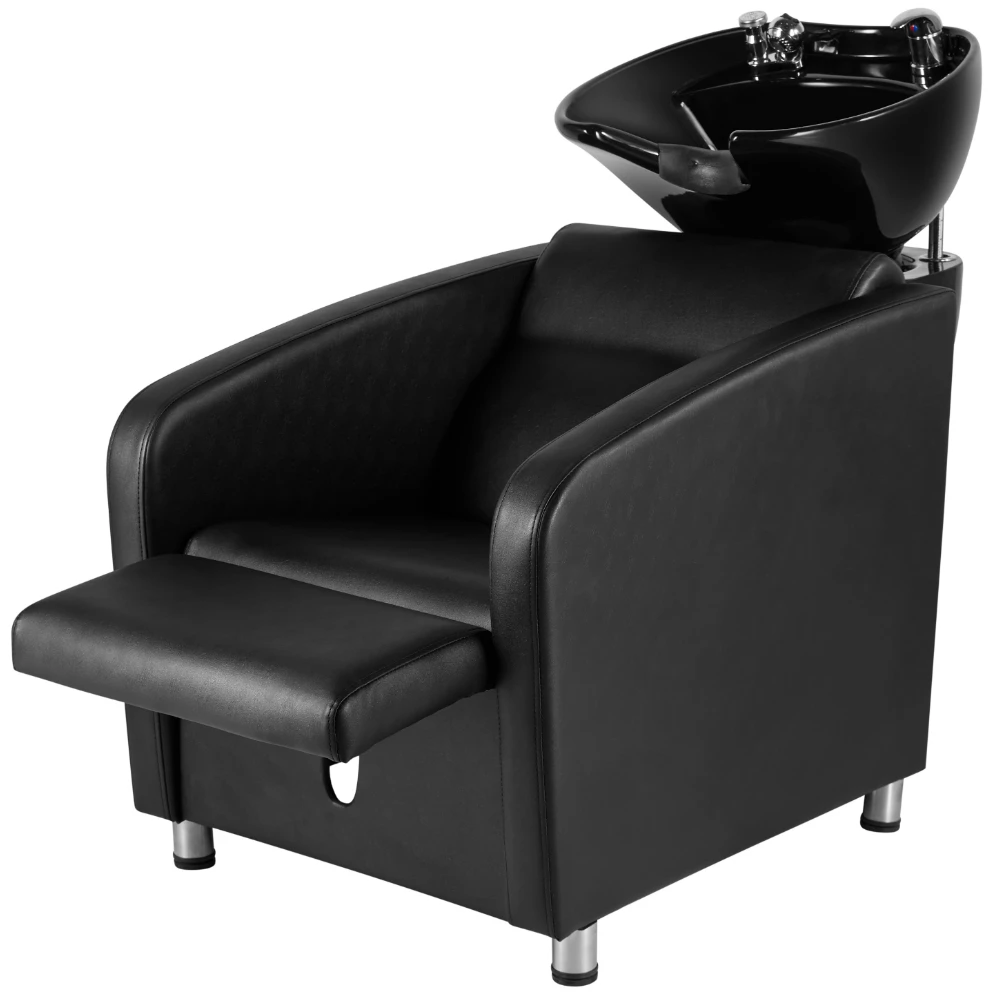 US Shampoo chair with ceramic bowl sink Super quality shampoo bowl and chairs Comfortable salon shampoo bowls and chairs