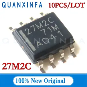 Bilashmart 10 TLC27M2CDR TLC27M2C 27M2C SOP8 amplifier BackShell original