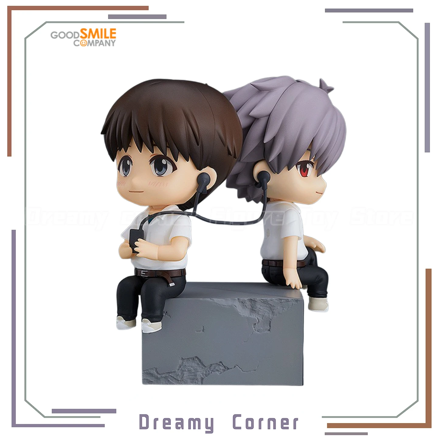 

【In Stock】GSC #1260 #1261 EVA Shinji Ikari Kaworu Nagisa Q Version Figure Toys Gifts Ornaments