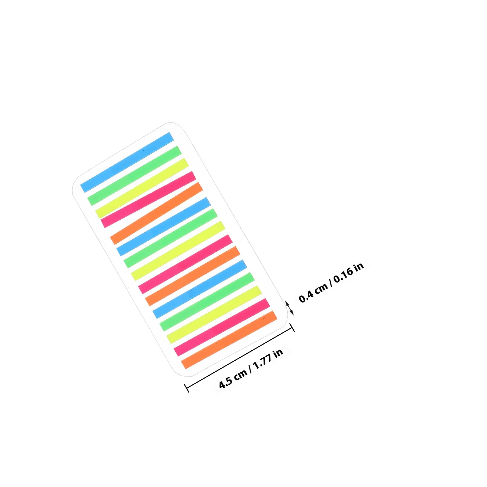 1 set 1 Set Fluorescent Label Stickers Portable Reading Strips Highlight Sentence Markers Sticky Page Flags Index Tabs Learning