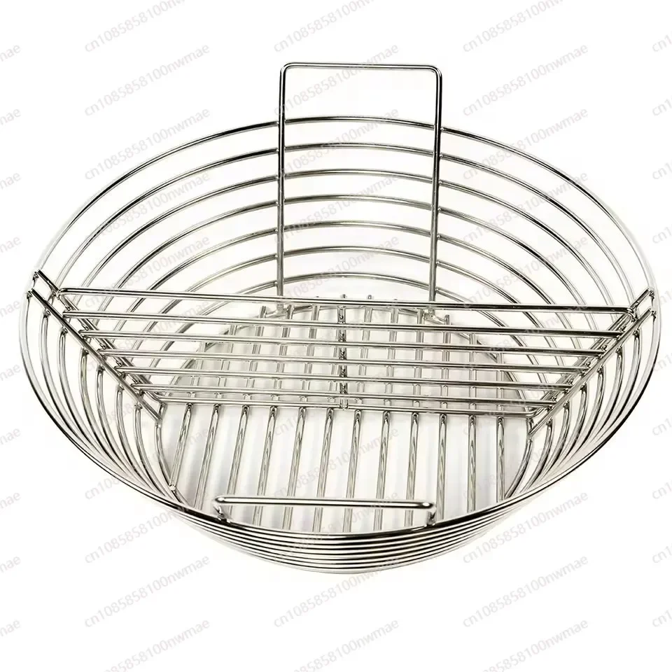 Stainless steel carbon basket, charcoal for barbecue, with partition carbon plate, outdoor barbecue leakage net, stainless steel