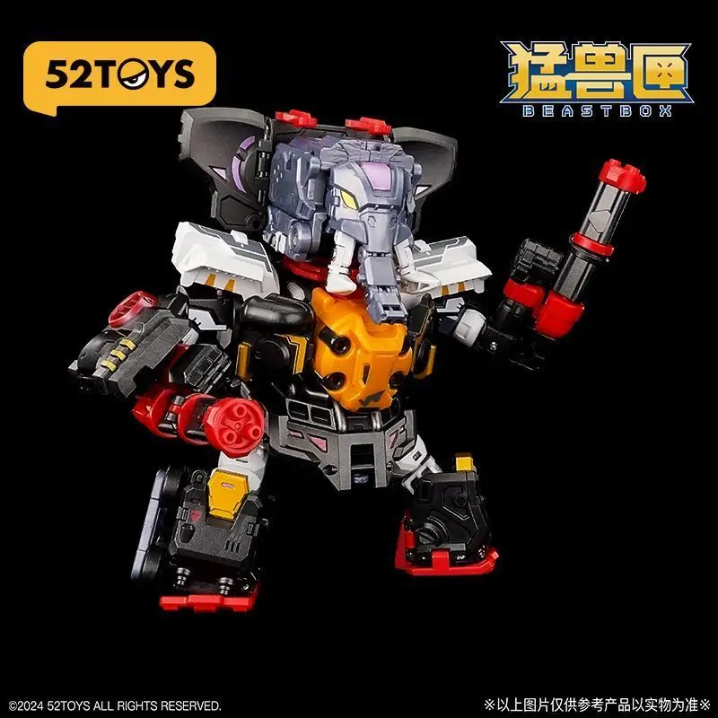 52toys Beastbox Bmm-01 Psychotrain Deformation Robot Converting In Mecha And Cube Action Figure Collectible Toy New Year Gift