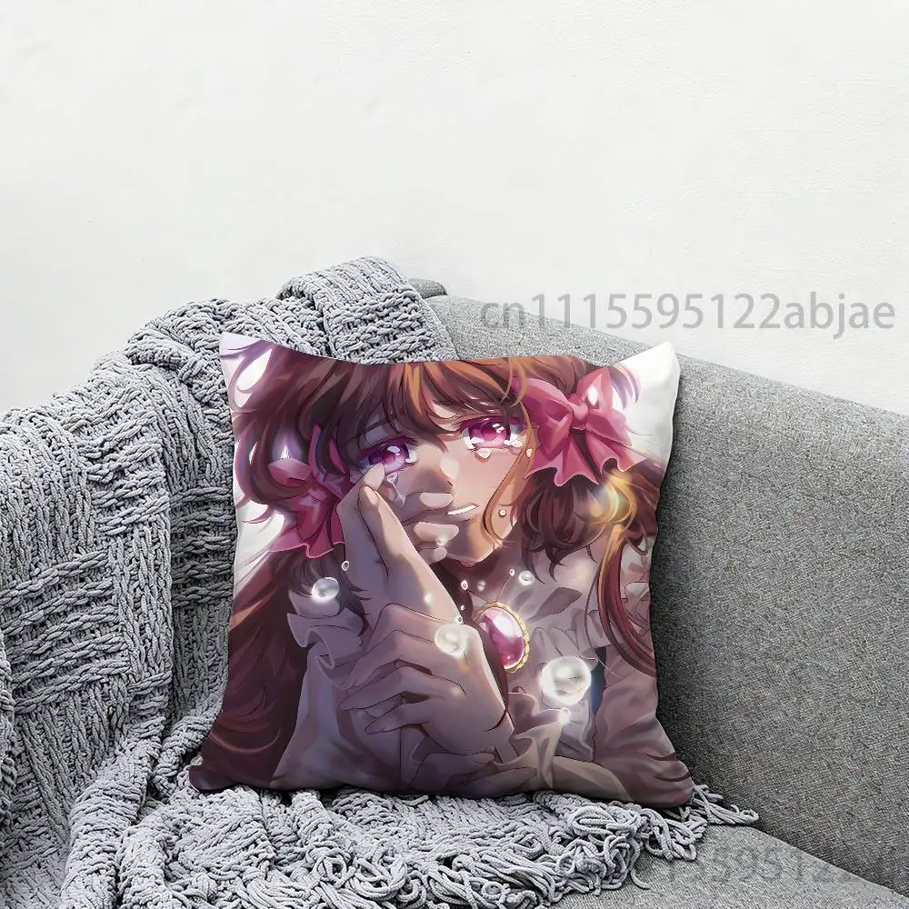 G-Game Pocket Mirror  G-Goldia Throw Pillow Case 50x50cm DIY Square Pillowcase Square Office Cushion Cover